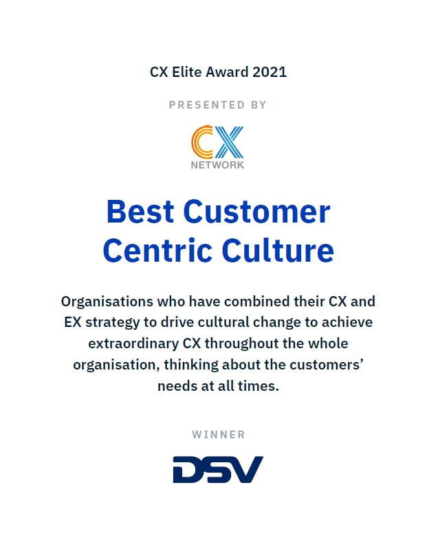 Best Customer Centric Award 2021